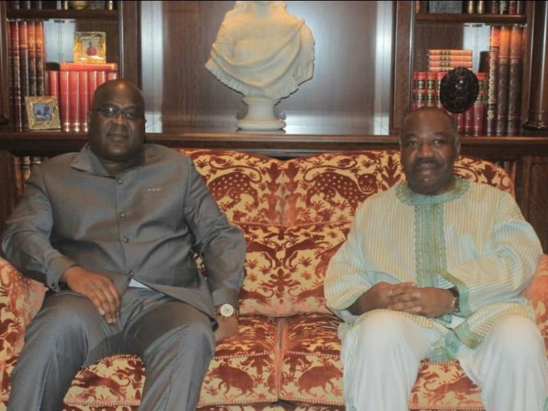 Félix Tshisekedi et Ali Bongo 