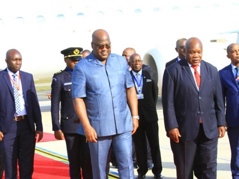 Félix Tshisekedi à Dar es Salaam 