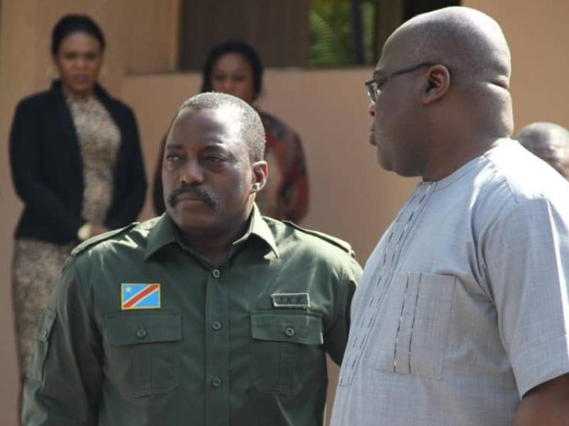 Joseph Kabila et Félix Tshisekedi