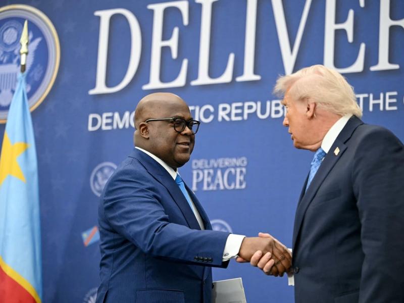 Trump et Tshisekedi
