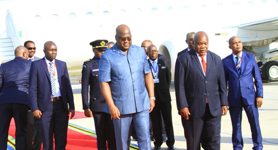 Félix Tshisekedi à Dar es Salaam 